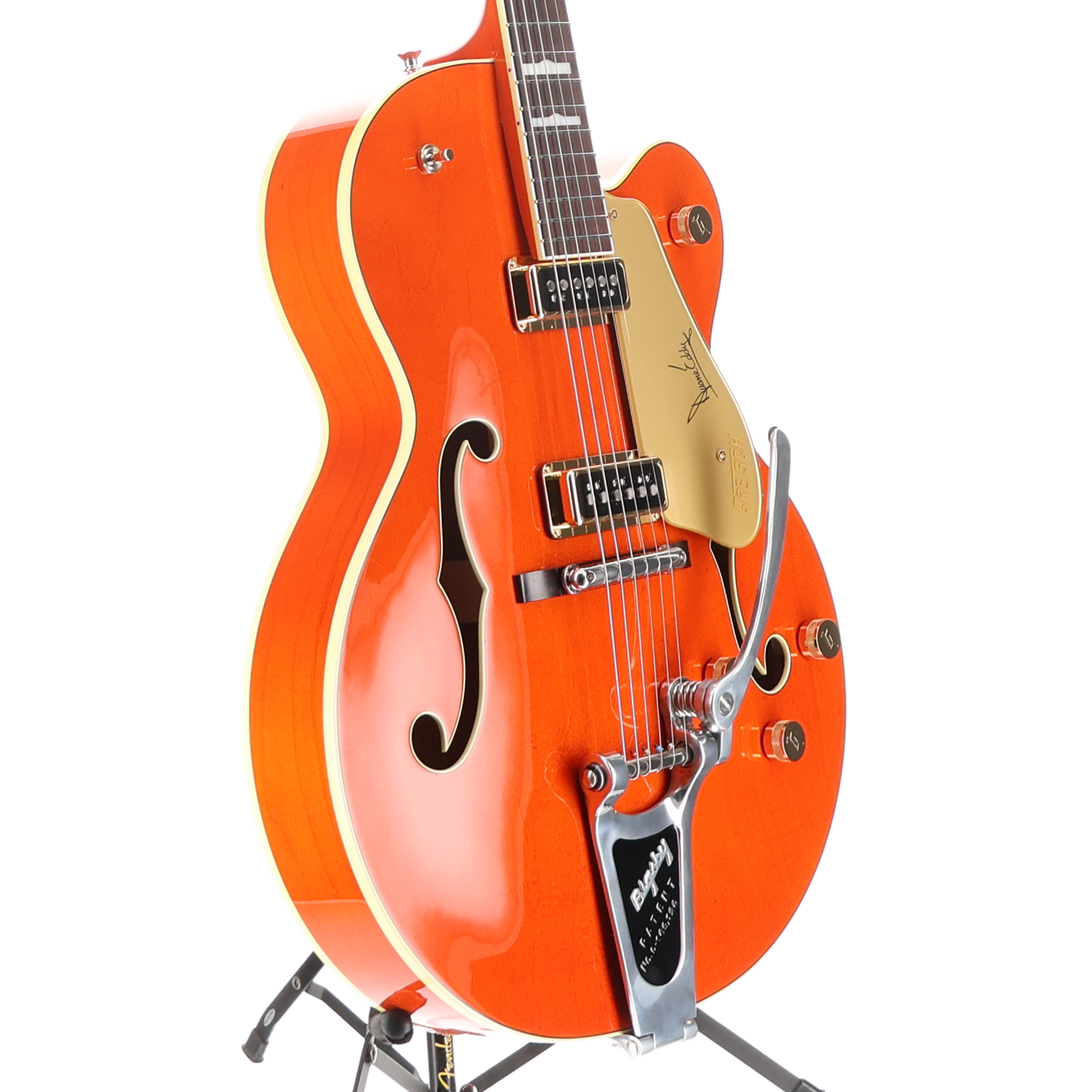 Gretsch G6120DE Duane Eddy Signature Hollow Body with Bigsby, Rosewood Fingerboard, Desert Sunrise, Lacquer (T2) (61776)