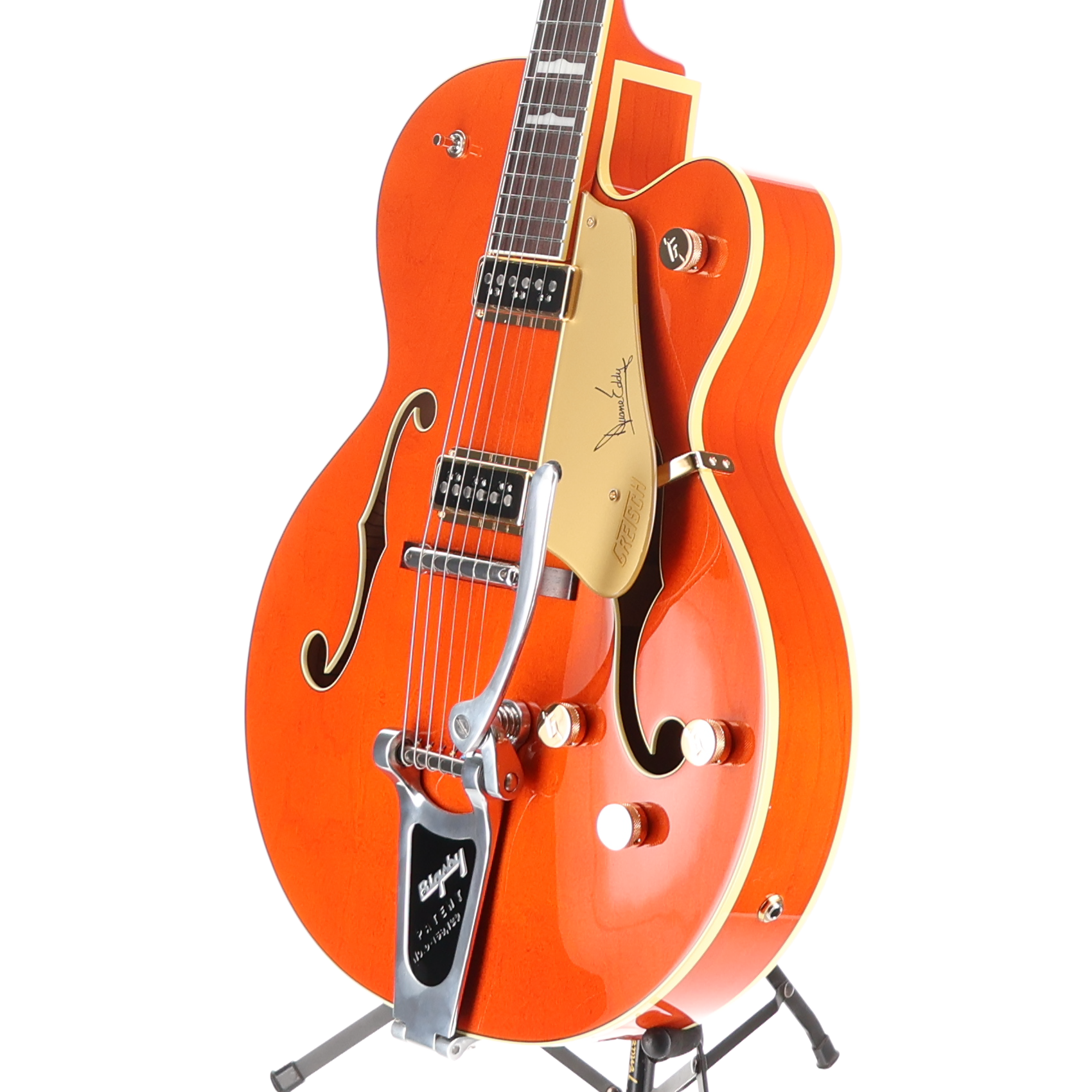 Gretsch G6120DE Duane Eddy Signature Hollow Body with Bigsby, Rosewood Fingerboard, Desert Sunrise, Lacquer (T2) (61776)