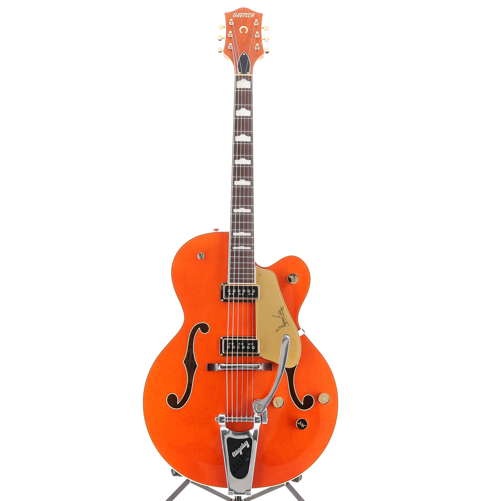 Gretsch G6120DE Duane Eddy Signature Hollow Body with Bigsby, Rosewood Fingerboard, Desert Sunrise, Lacquer (T2) (61776)