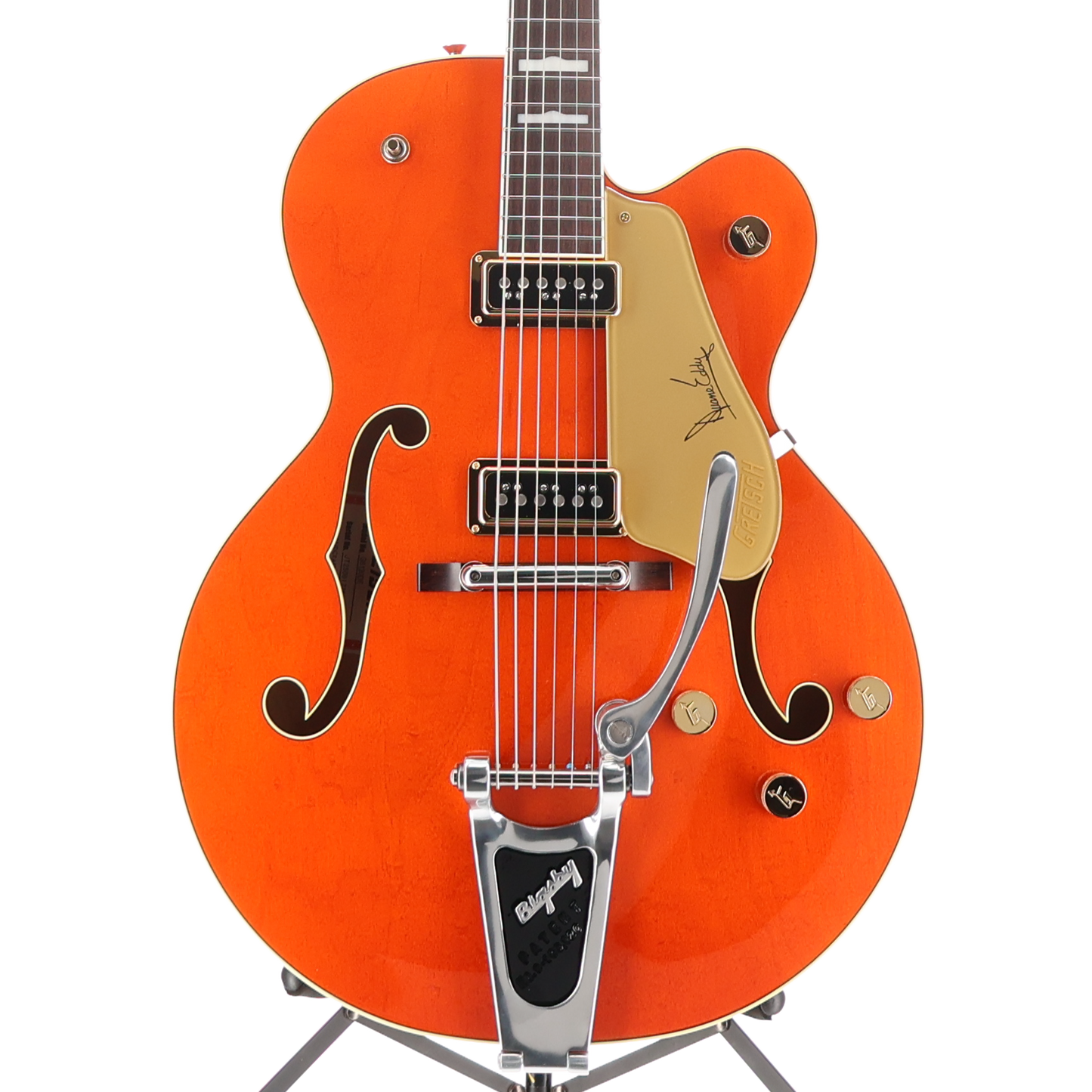 Gretsch G6120DE Duane Eddy Signature Hollow Body with Bigsby, Rosewood Fingerboard, Desert Sunrise, Lacquer (T2) (61776)