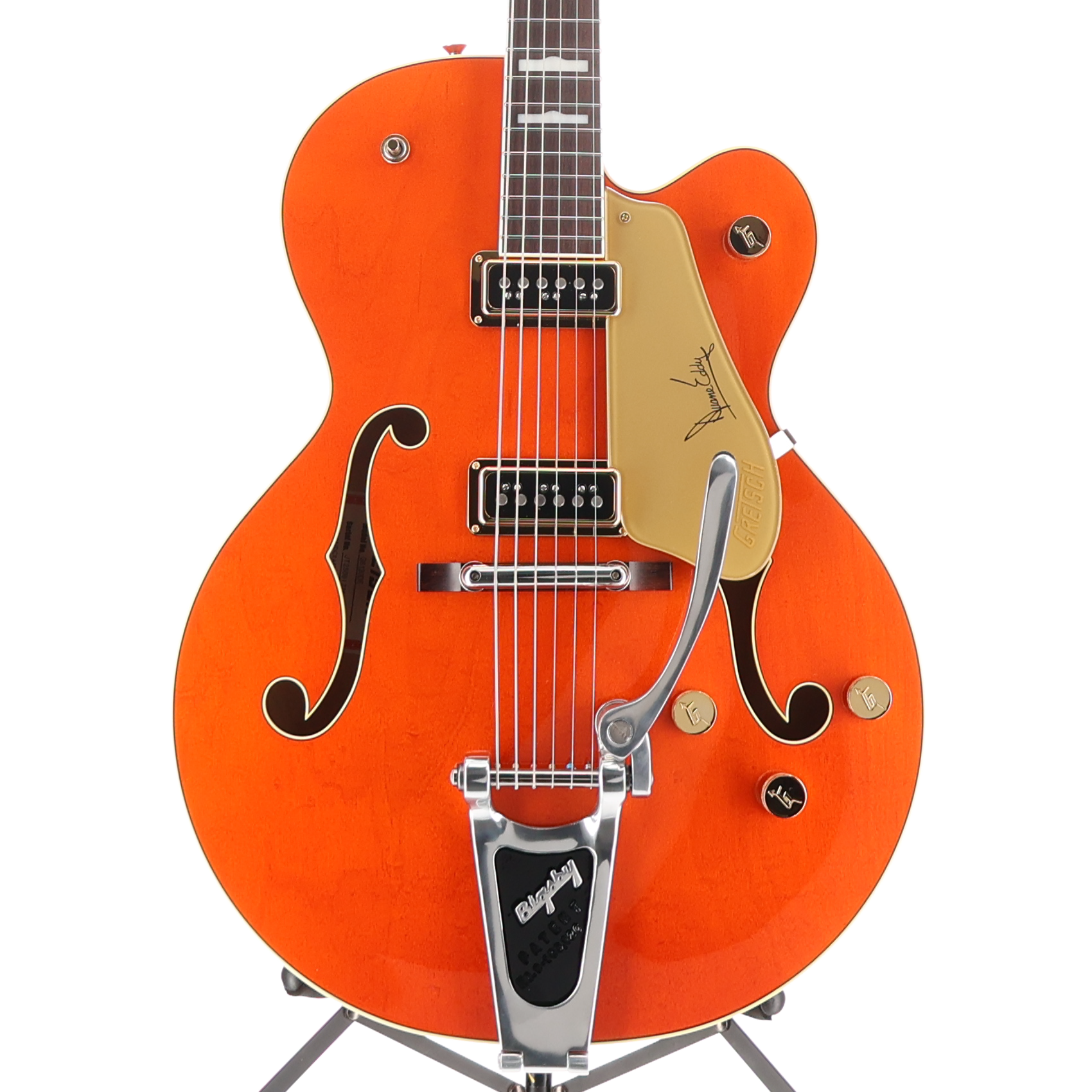 Gretsch G6120DE Duane Eddy Signature Hollow Body with Bigsby, Rosewood Fingerboard, Desert Sunrise, Lacquer (T2) (61776)