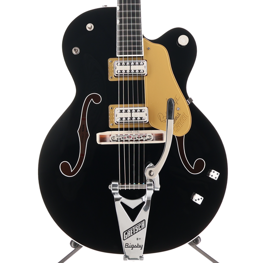 Gretsch G6120T-BSNSH Brian Setzer Signature Nashville Hollow Body with Bigsby, Ebony Fingerboard, Black Lacquer (Y2) (51233)