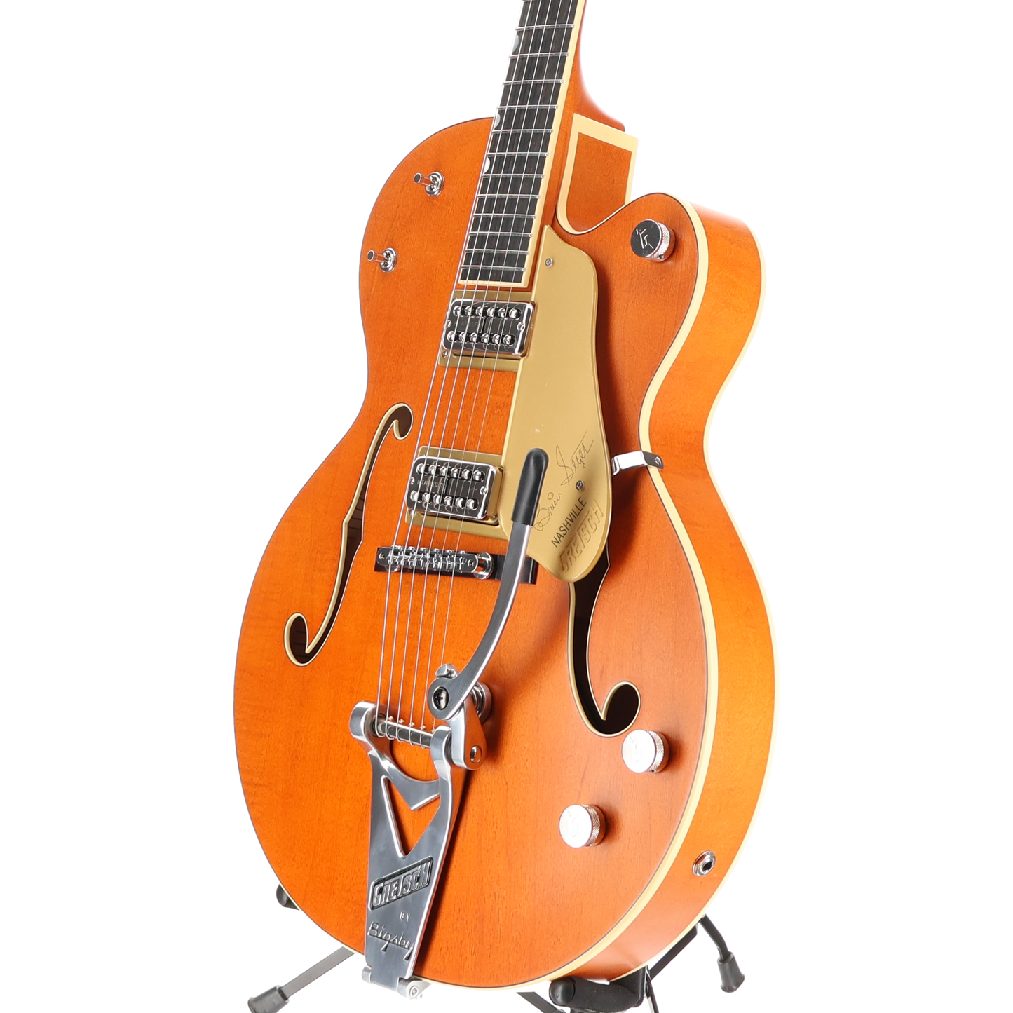 Gretsch G6120T-BSSMK Brian Setzer Signature Nashville Hollow Body '59 "Smoke" with Bigsby Smoke Orange (C10) (61763)