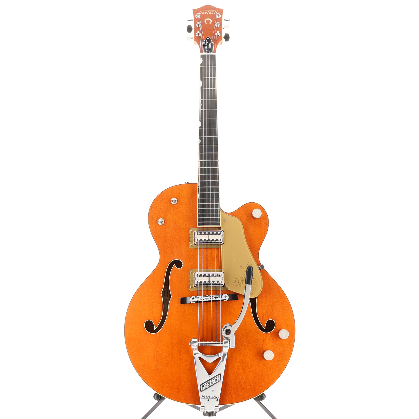 Gretsch G6120T-BSSMK Brian Setzer Signature Nashville Hollow Body '59 "Smoke" with Bigsby Smoke Orange (C10) (61763)