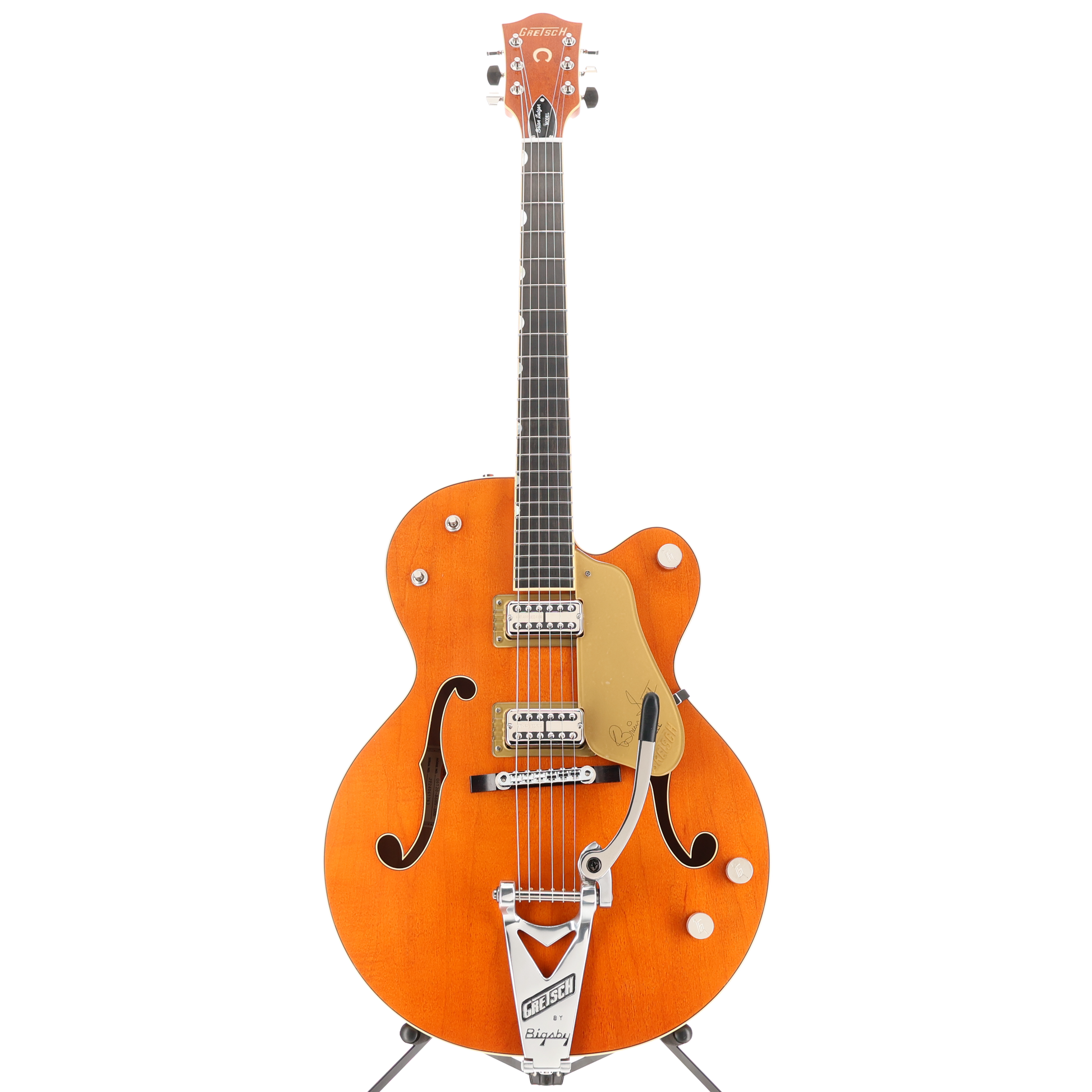 Gretsch G6120T-BSSMK Brian Setzer Signature Nashville Hollow Body '59 "Smoke" with Bigsby Smoke Orange (C10) (61763)