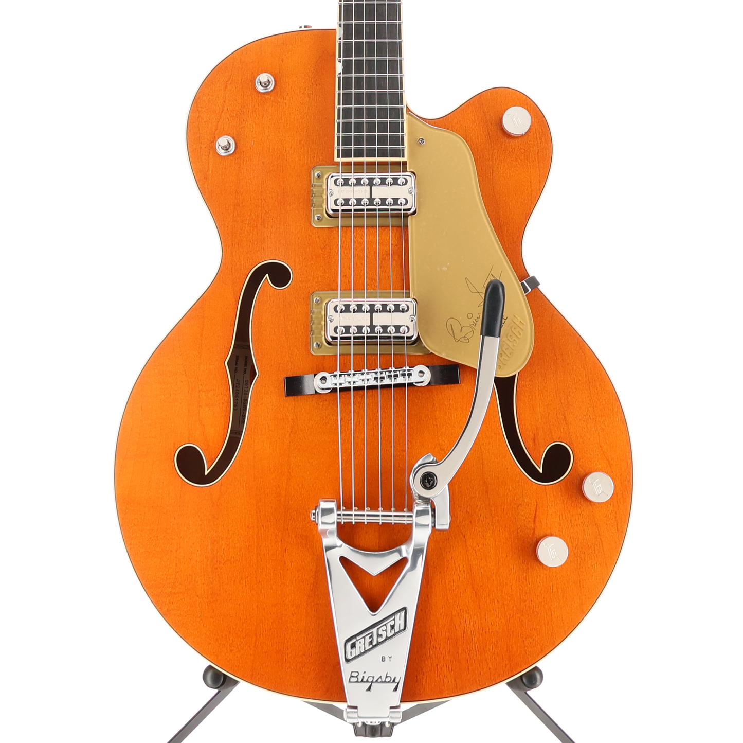 Gretsch G6120T-BSSMK Brian Setzer Signature Nashville Hollow Body '59 "Smoke" with Bigsby Smoke Orange (C10) (61763)