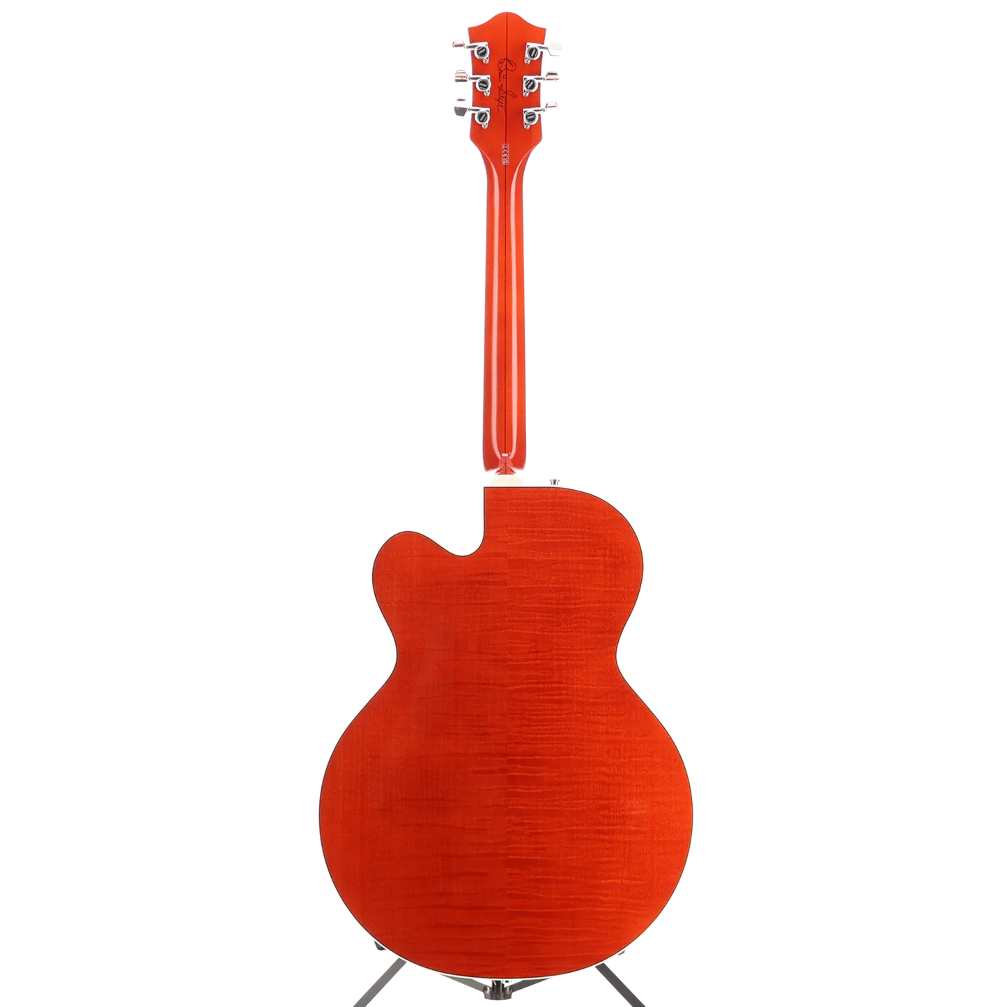 Gretsch G6120TFM-BSNV Brian Setzer Signature Nashville Hollow Body with Bigsby and Flame Maple, Ebony Fingerboard, Orange Stain (L5) (41033)