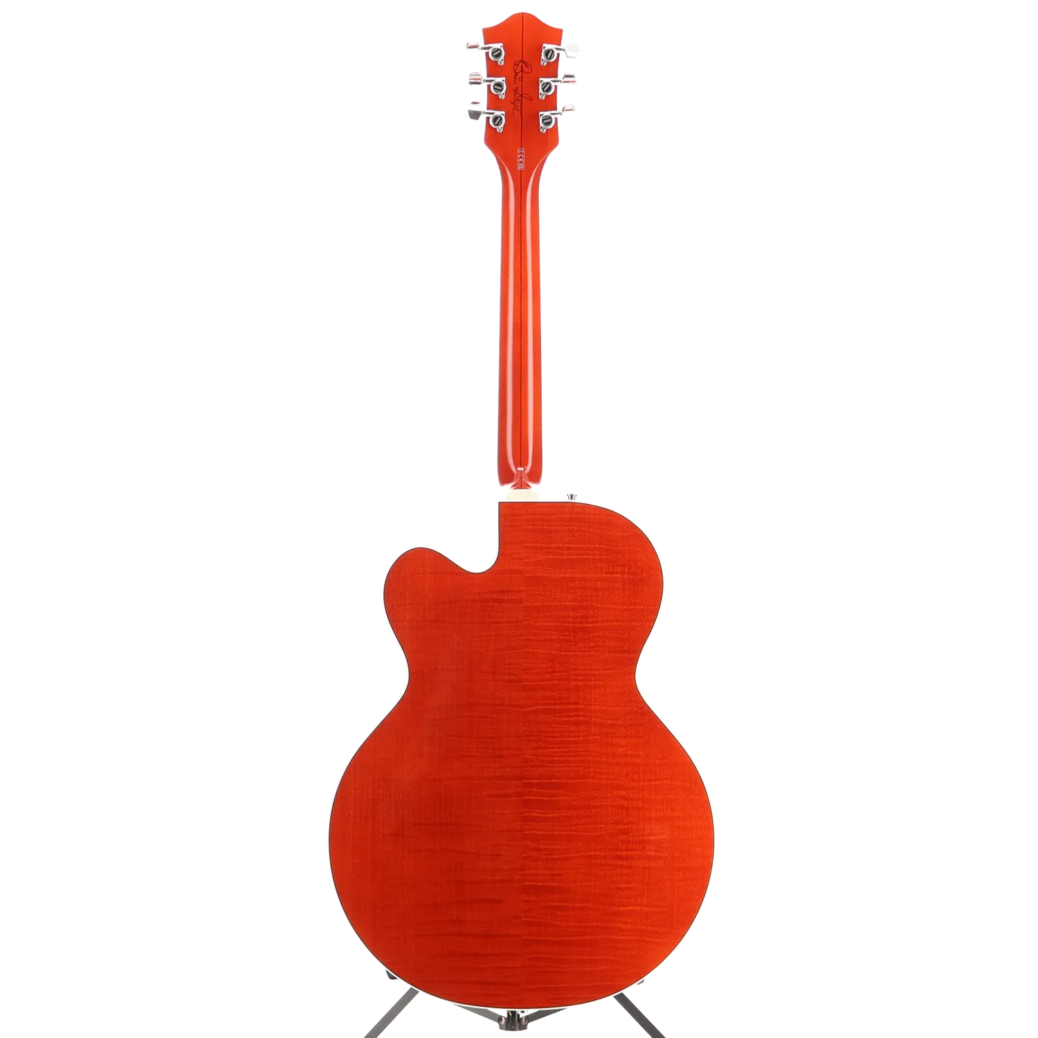 Gretsch G6120TFM-BSNV Brian Setzer Signature Nashville Hollow Body with Bigsby and Flame Maple, Ebony Fingerboard, Orange Stain (L5) (41033)