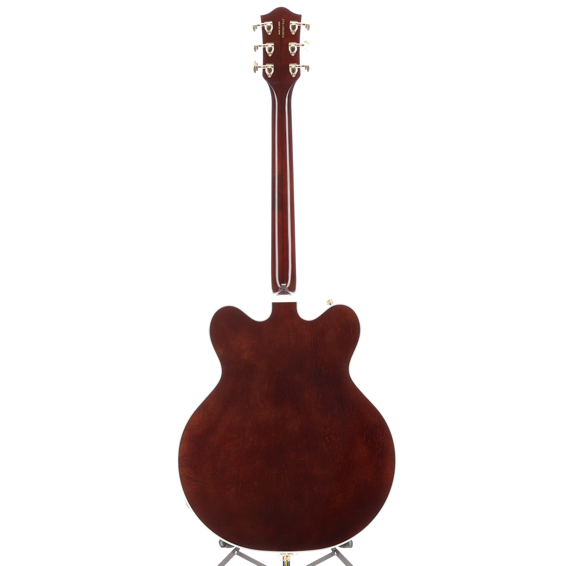 Gretsch G6122TG Players Edition Country Gentleman Hollow Body with String-Thru Bigsby and Gold Hardware, Ebony Fingerboard, Walnut Stain (T3) (83304)