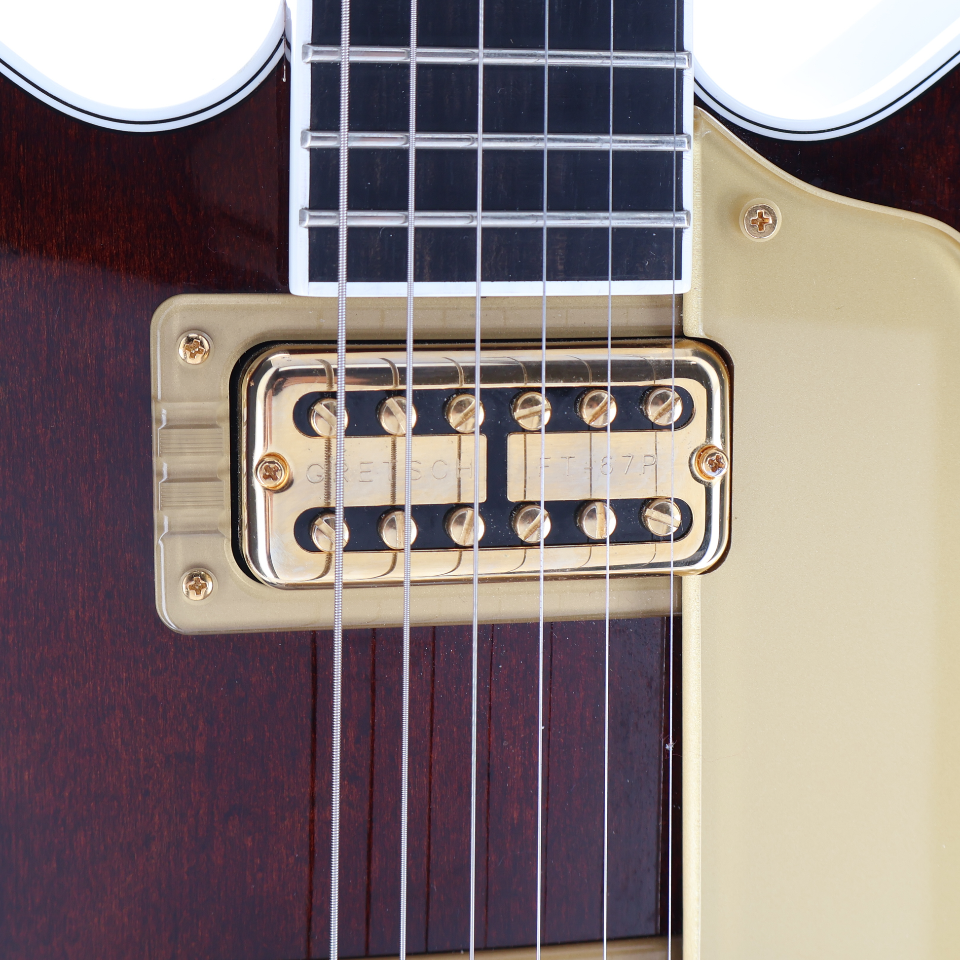 Gretsch G6122TG Players Edition Country Gentleman Hollow Body with String-Thru Bigsby and Gold Hardware, Ebony Fingerboard, Walnut Stain (T3) (83304)