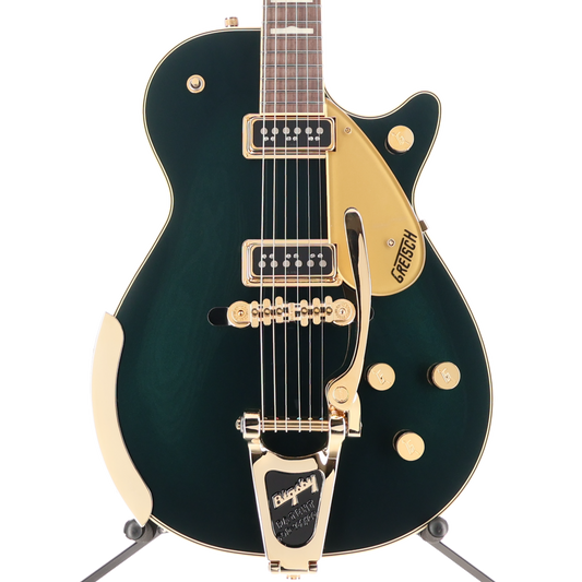 Gretsch G6128T-57 Vintage Select 57 Duo Jet with Bigsby, TV Jones, Cadillac Green (M1) (61423)