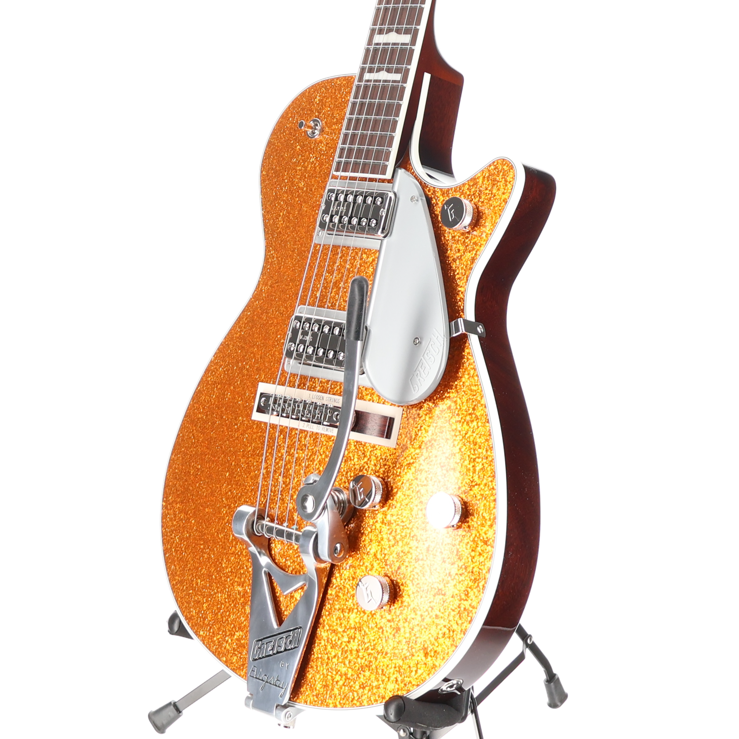 Gretsch G6129T-89 Vintage Select '89 Sparkle Jet with Bigsby, Gold Sparkle, Fully Tested (T1) (92910)