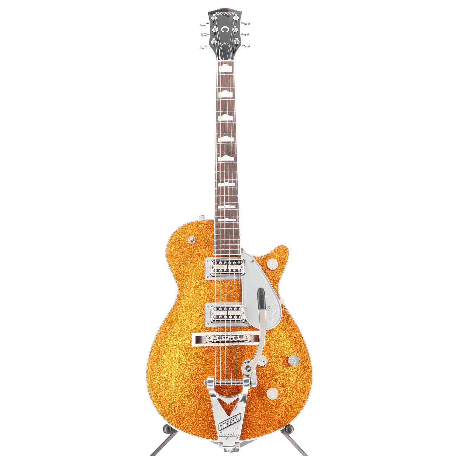 Gretsch G6129T-89 Vintage Select '89 Sparkle Jet with Bigsby, Gold Sparkle, Fully Tested (T1) (92910)