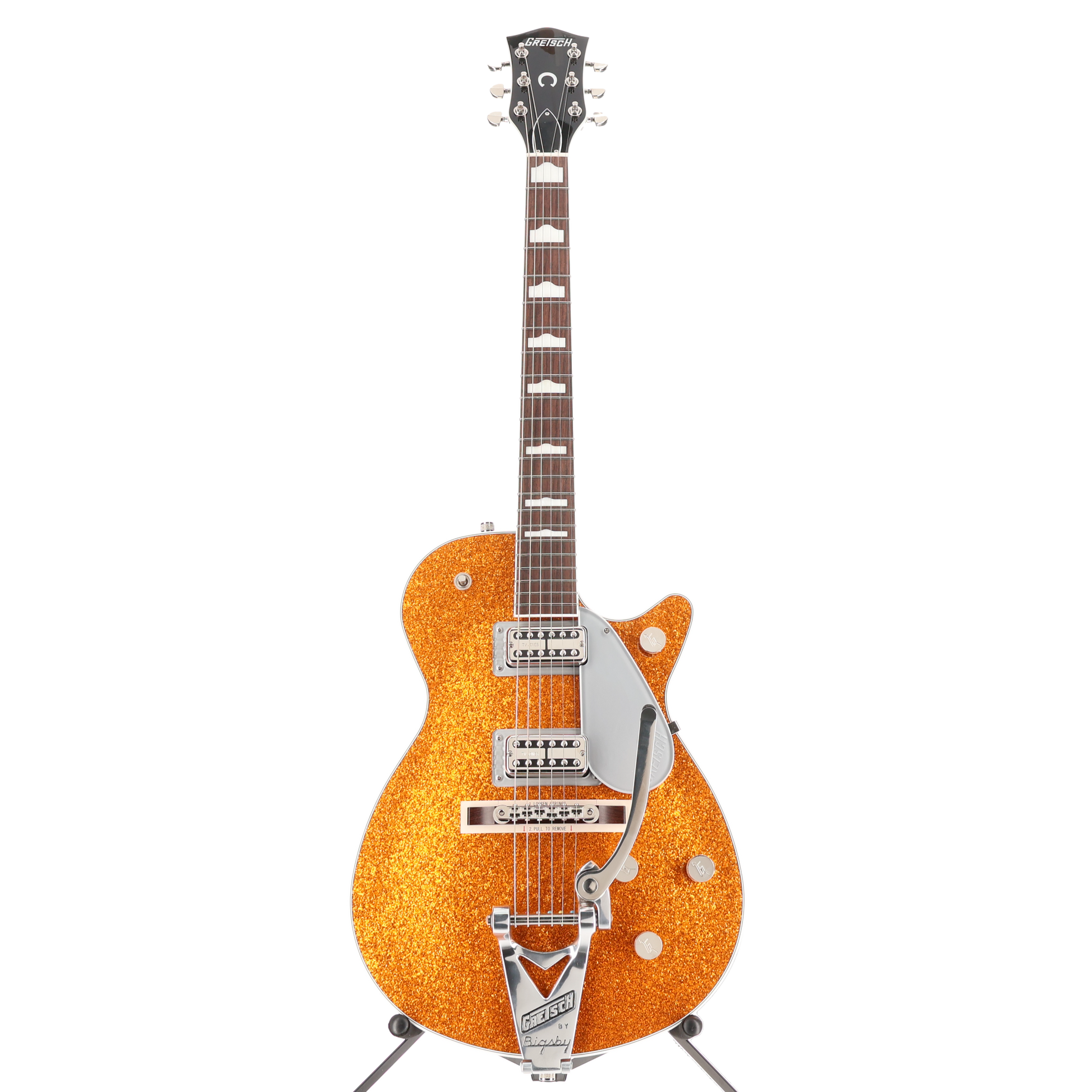 Gretsch G6129T-89 Vintage Select '89 Sparkle Jet with Bigsby, Gold Sparkle, Premium Setup (RC1) (92909)