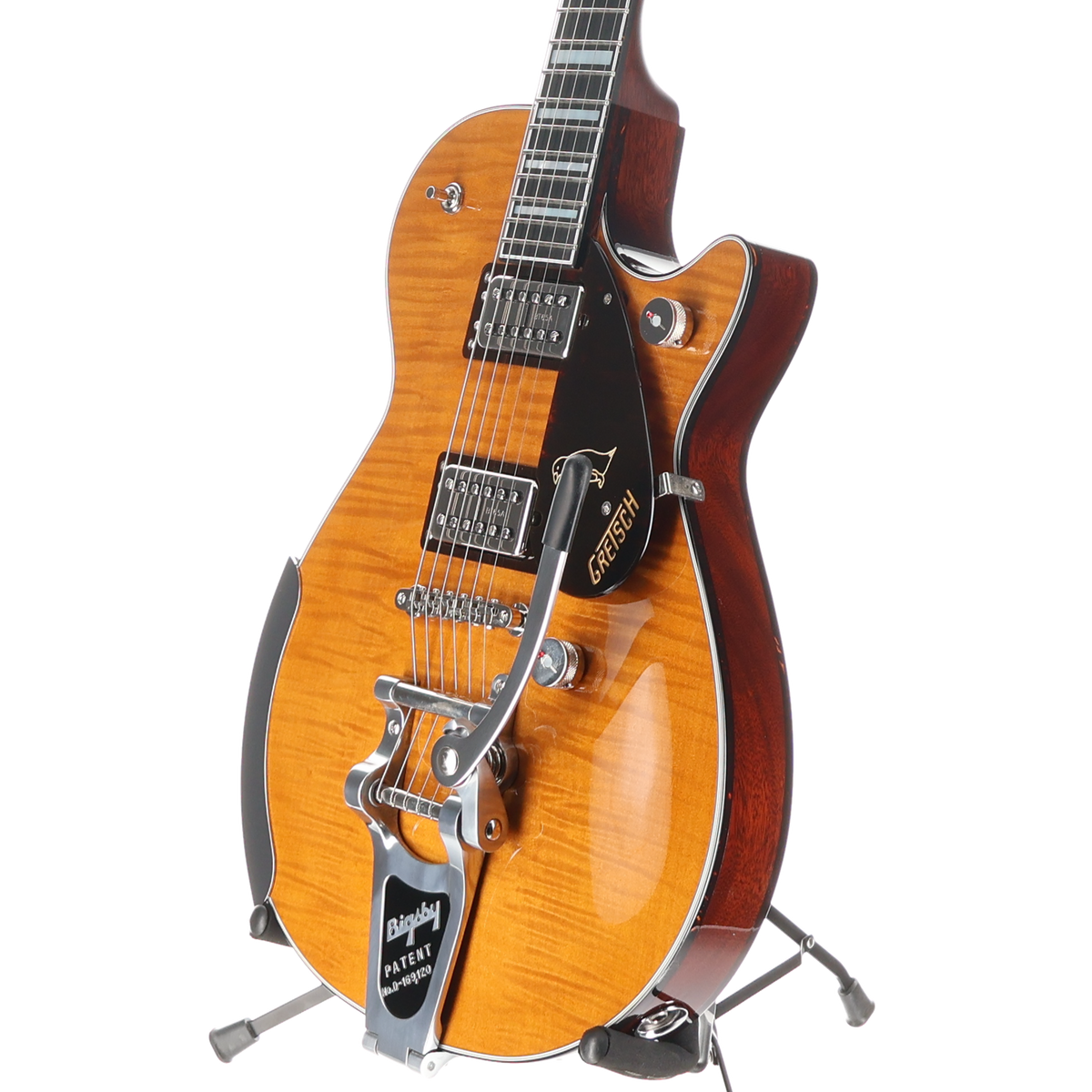 Gretsch G6134TFM-NH Nigel Hendroff Signature Penguin, Ebony Fingerboard, Amber Flame (P5) (10197)
