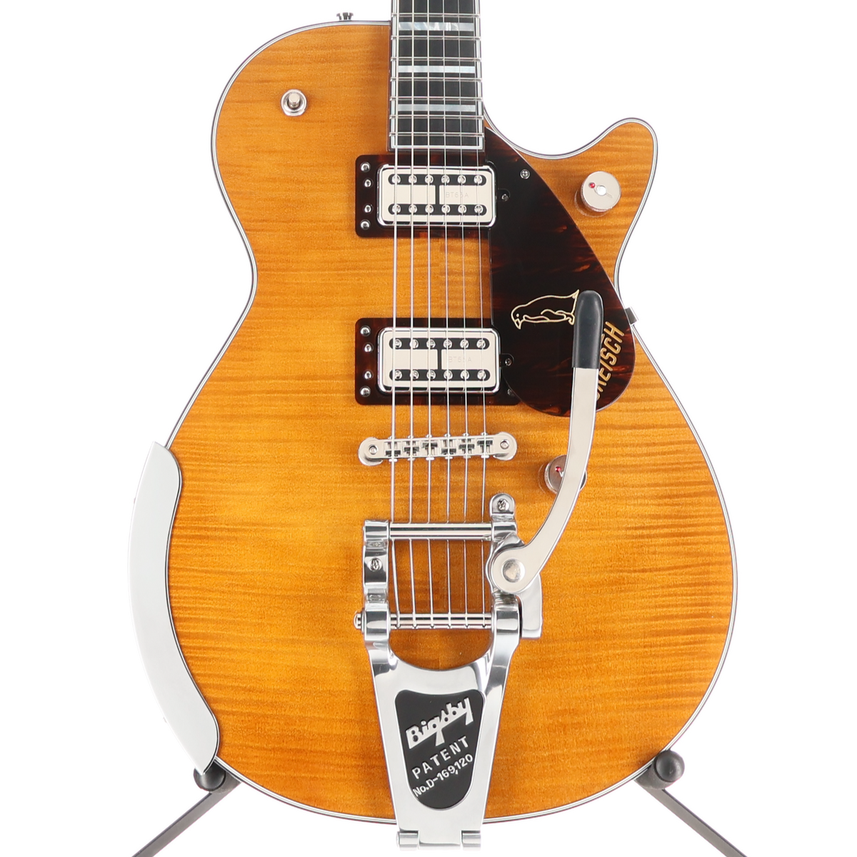 Gretsch G6134TFM-NH Nigel Hendroff Signature Penguin, Ebony Fingerboard, Amber Flame (R2) (24933)