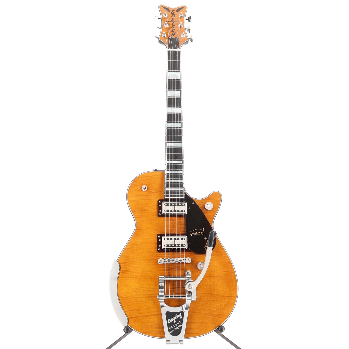 Gretsch G6134TFM-NH Nigel Hendroff Signature Penguin, Ebony Fingerboard, Amber Flame (RC2) (10198)