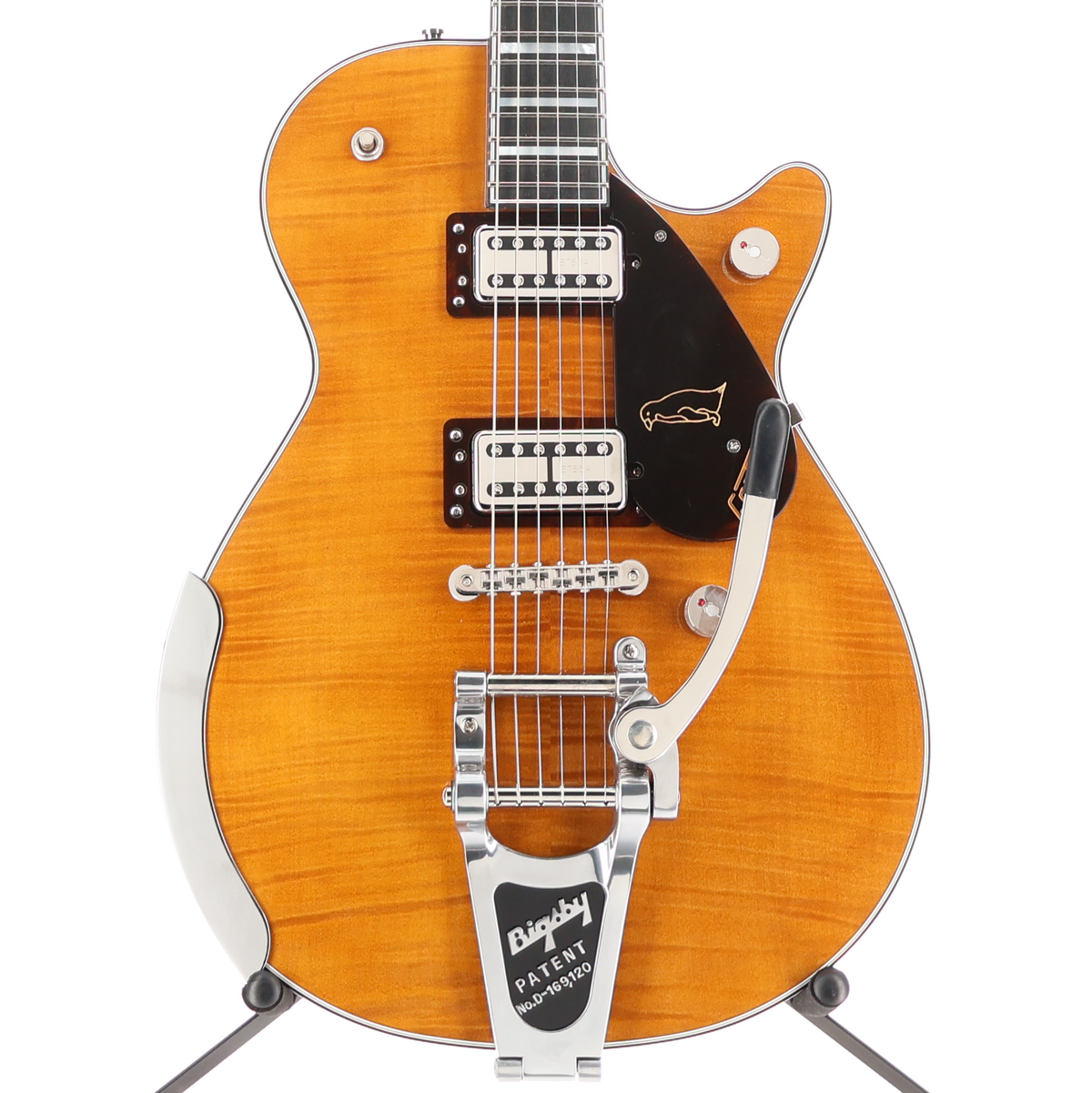 Gretsch G6134TFM-NH Nigel Hendroff Signature Penguin, Ebony Fingerboard, Amber Flame (RC2) (10198)