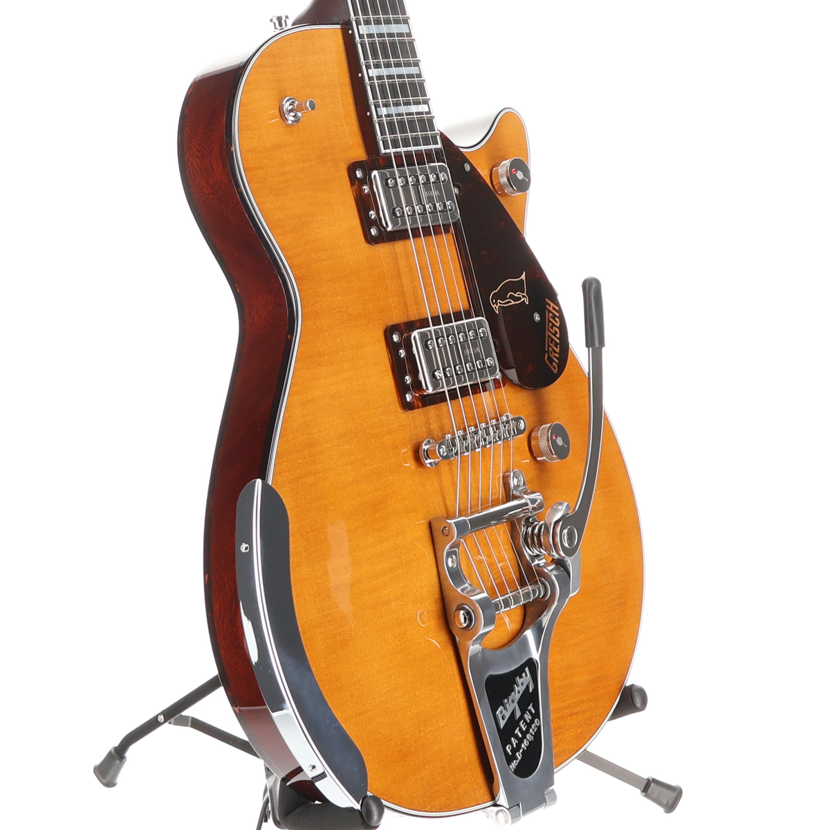 Gretsch G6134TFM-NH Nigel Hendroff Signature Penguin, Ebony Fingerboard, Amber Flame (RC2) (41094)