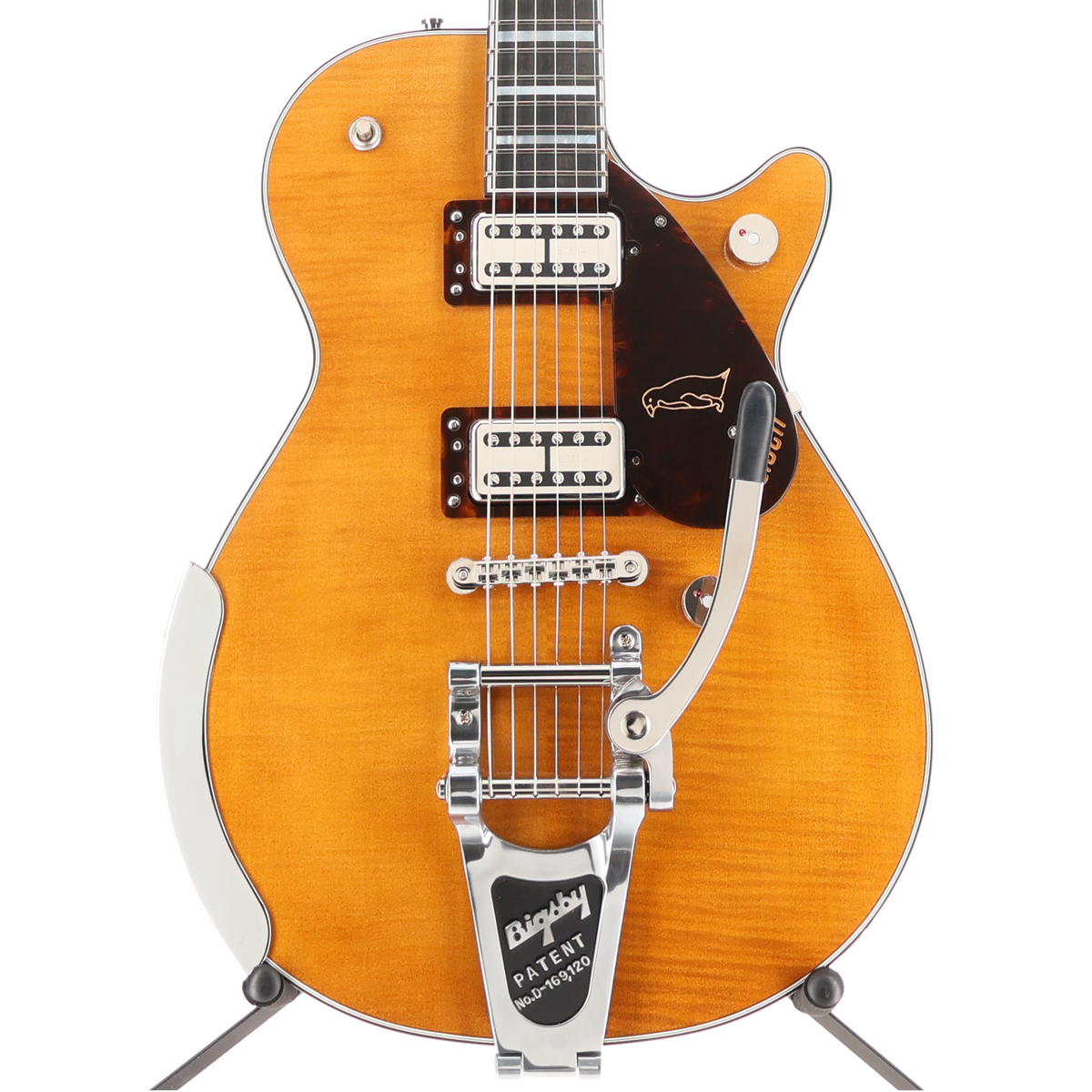 Gretsch G6134TFM-NH Nigel Hendroff Signature Penguin, Ebony Fingerboard, Amber Flame (RC2) (41094)