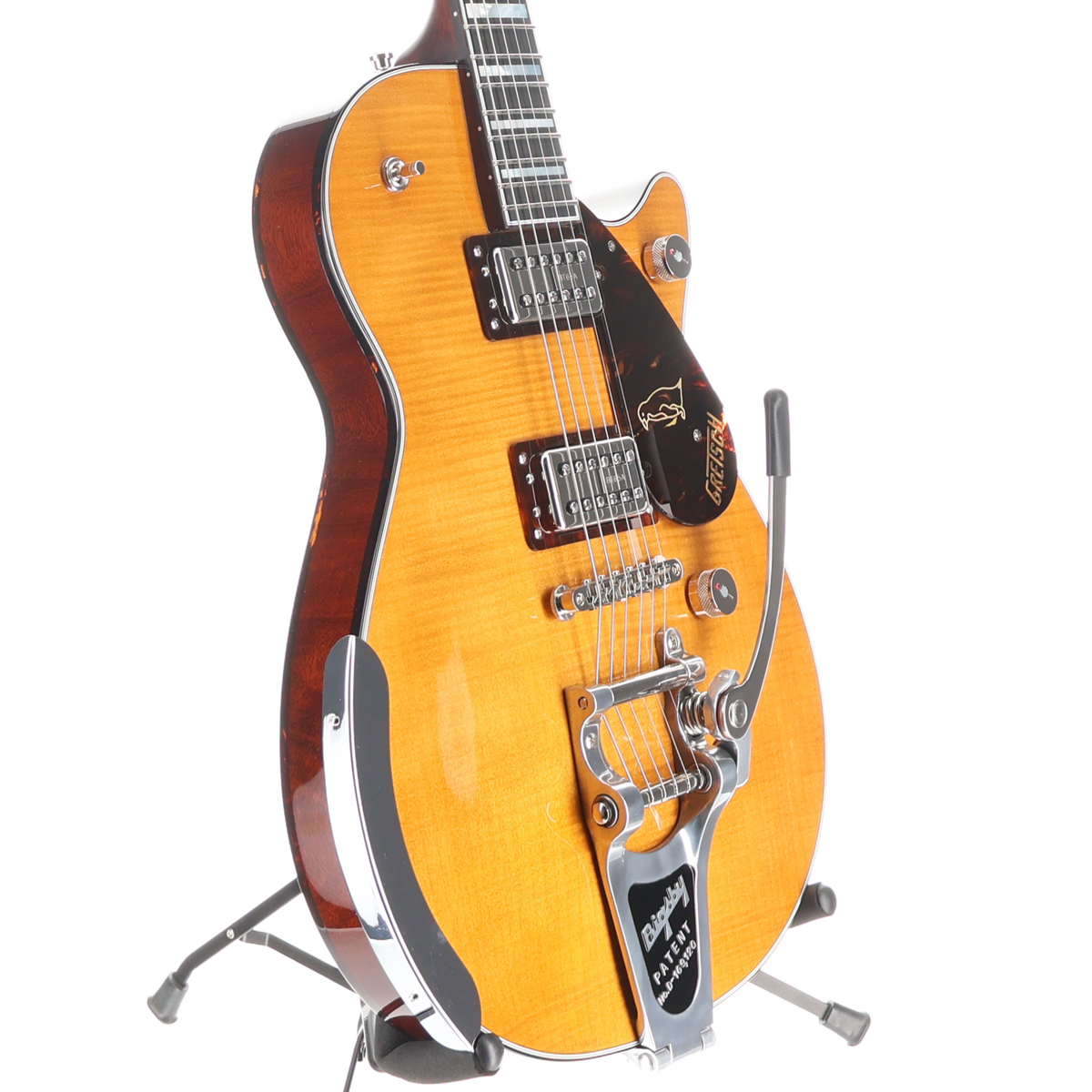 Gretsch G6134TFM-NH Nigel Hendroff Signature Penguin, Ebony Fingerboard, Amber Flame (RC4) (24941)