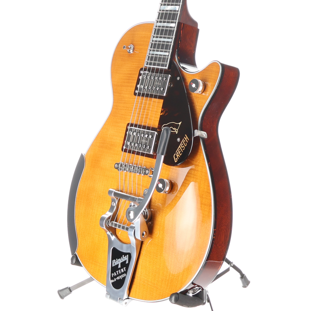 Gretsch G6134TFM-NH Nigel Hendroff Signature Penguin, Ebony Fingerboard, Amber Flame (RC4) (24941)