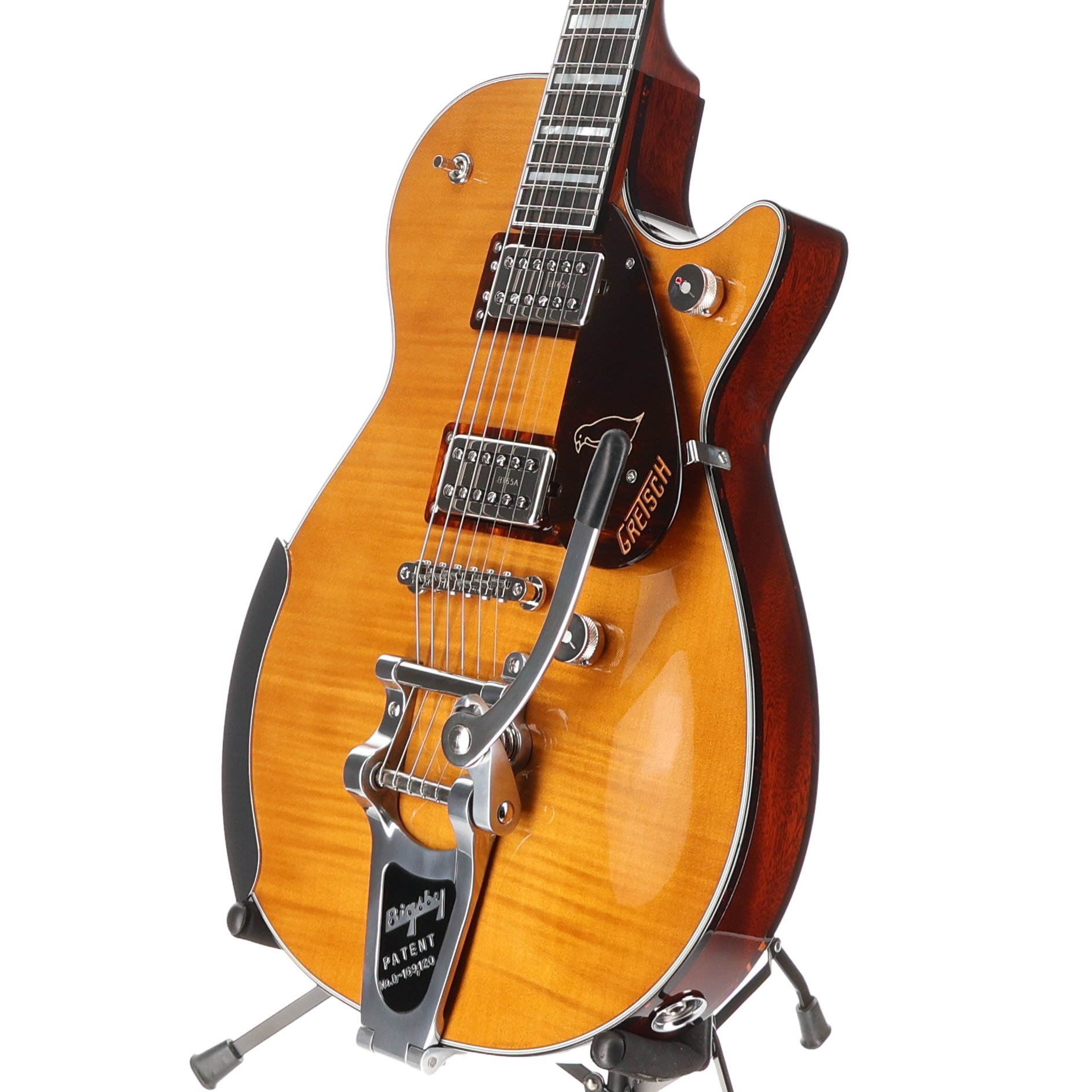 Gretsch G6134TFM-NH Nigel Hendroff Signature Penguin, Ebony Fingerboard, Amber Flame (T8) (41090)