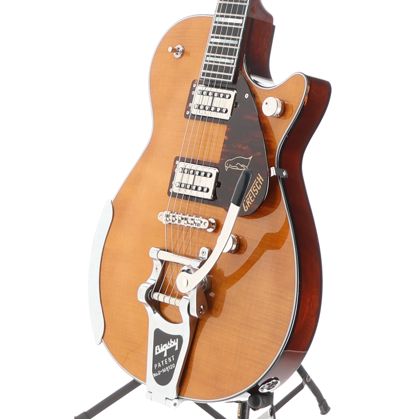 Gretsch G6134TFM-NH Nigel Hendroff Signature Penguin, Ebony Fingerboard, Amber Flame (X10) (24938)