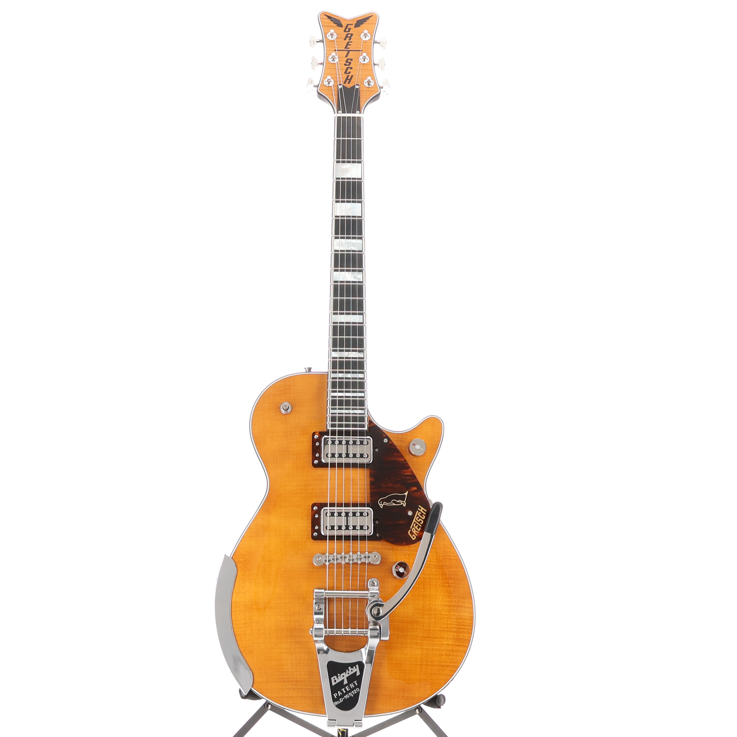 Gretsch G6134TFM-NH Nigel Hendroff Signature Penguin, Ebony Fingerboard, Amber Flame (X10) (24938)