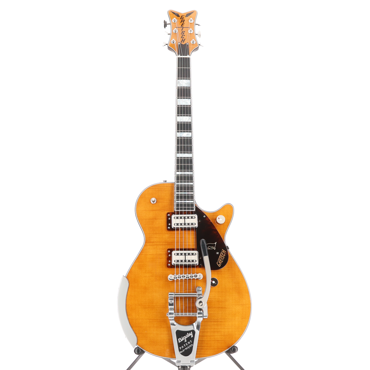 Gretsch G6134TFM-NH Nigel Hendroff Signature Penguin, Ebony Fingerboard, Amber Flame (Y11) (93619)