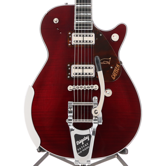 Gretsch G6134TFM-NH Nigel Hendroff Signature Penguin, Ebony Fingerboard, Dark Cherry Metallic Flame (D2) (72334)