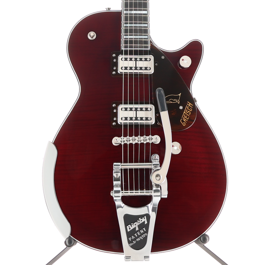 Gretsch G6134TFM-NH Nigel Hendroff Signature Penguin, Ebony Fingerboard, Dark Cherry Metallic Flame (F1) (10370)