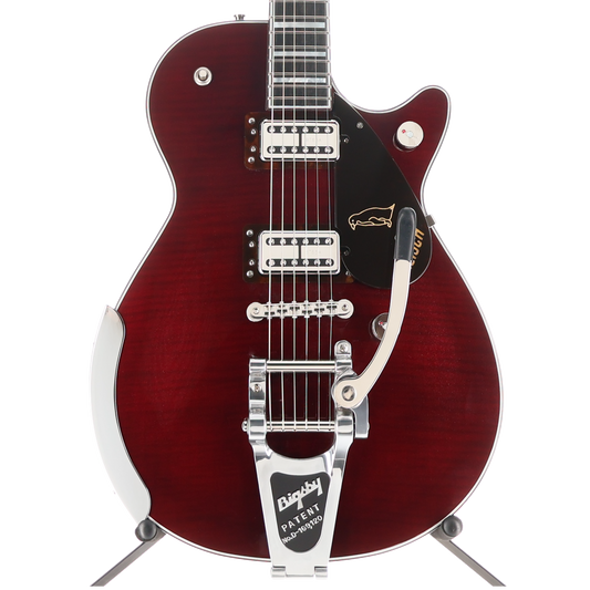 Gretsch G6134TFM-NH Nigel Hendroff Signature Penguin, Ebony Fingerboard, Dark Cherry Metallic Flame (H11) (24948)