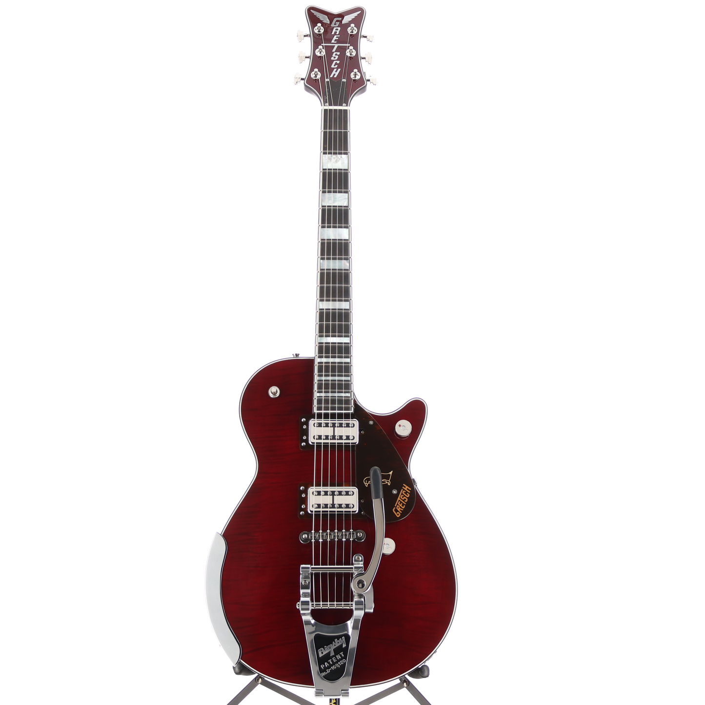 Gretsch G6134TFM-NH Nigel Hendroff Signature Penguin, Ebony Fingerboard, Dark Cherry Metallic Flame (RP) (49877)