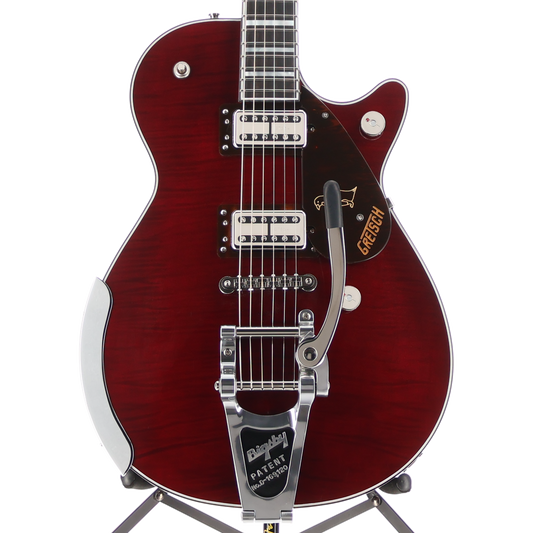 Gretsch G6134TFM-NH Nigel Hendroff Signature Penguin, Ebony Fingerboard, Dark Cherry Metallic Flame (RP) (49877)