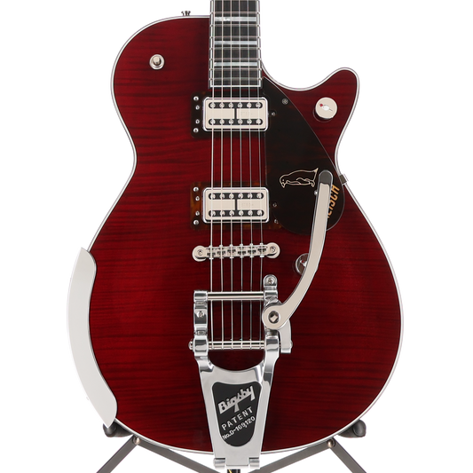 Gretsch G6134TFM-NH Nigel Hendroff Signature Penguin, Ebony Fingerboard, Dark Cherry Metallic Flame (X1) (10325)