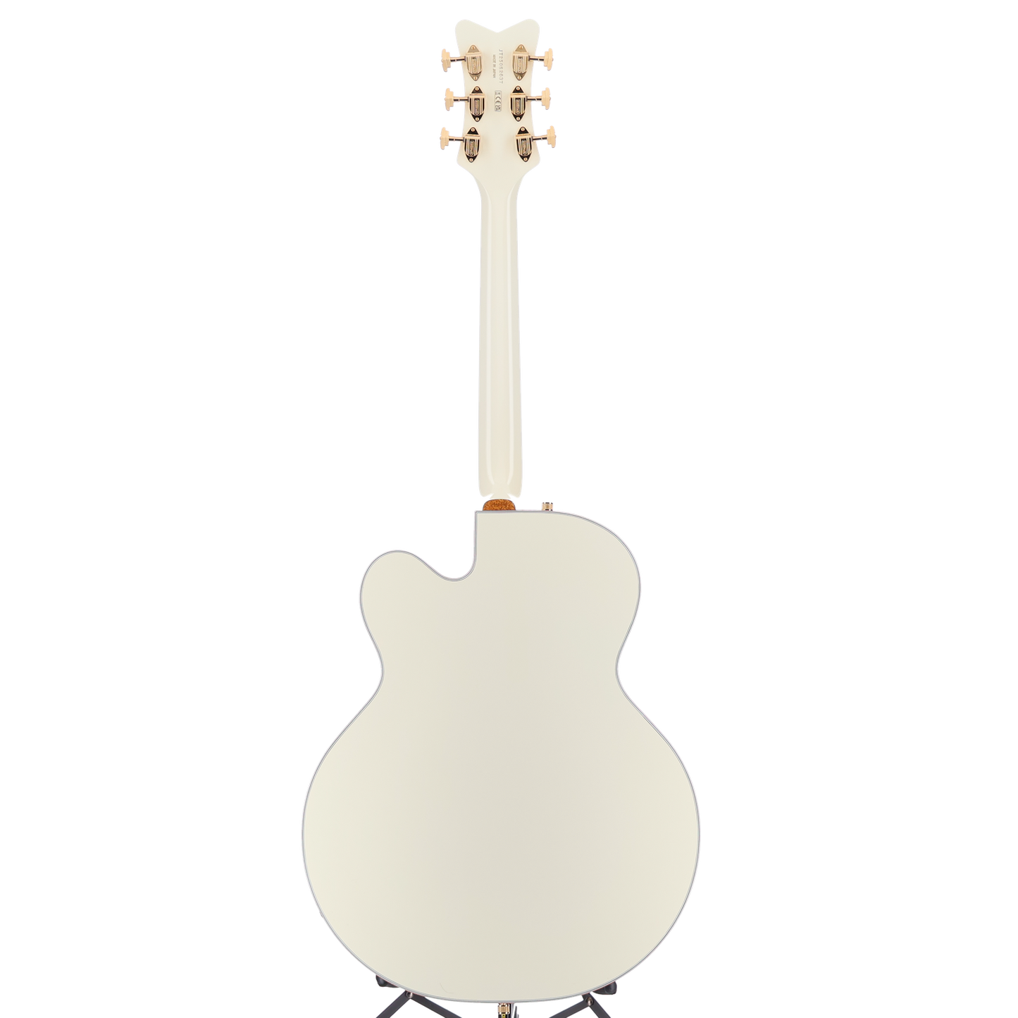 Gretsch G6136-55 Vintage Select Edition '55 Falcon Hollow Body with Cadillac Tailpiece, TV Jones, Solid Spruce Top, Vintage White, Lacquer (H12) (82637)
