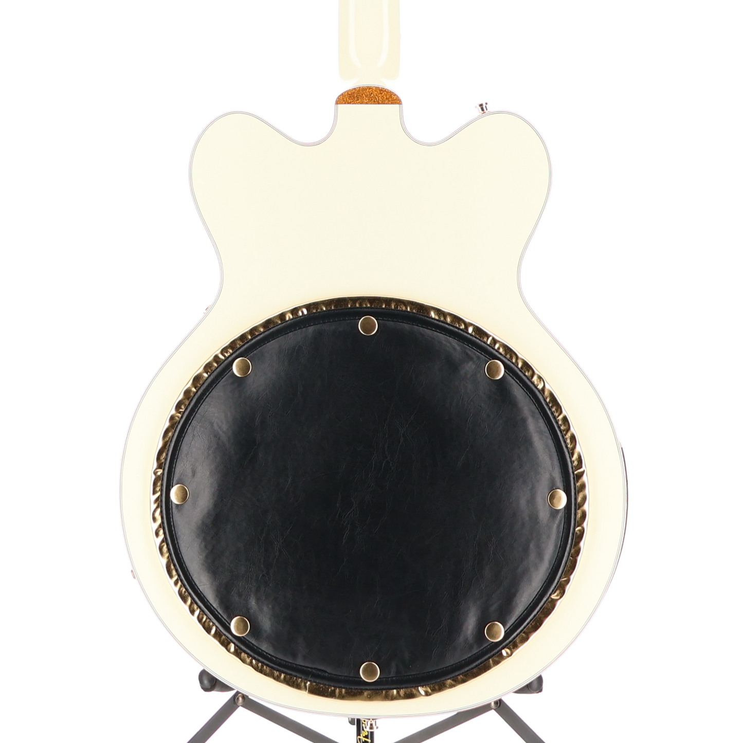 Gretsch G6136B-TP Tom Petersson Signature Falcon 4-String Bass with Cadillac Tailpiece, RumbleTron Pickup, Aged White Lacquer (D9) (03450)