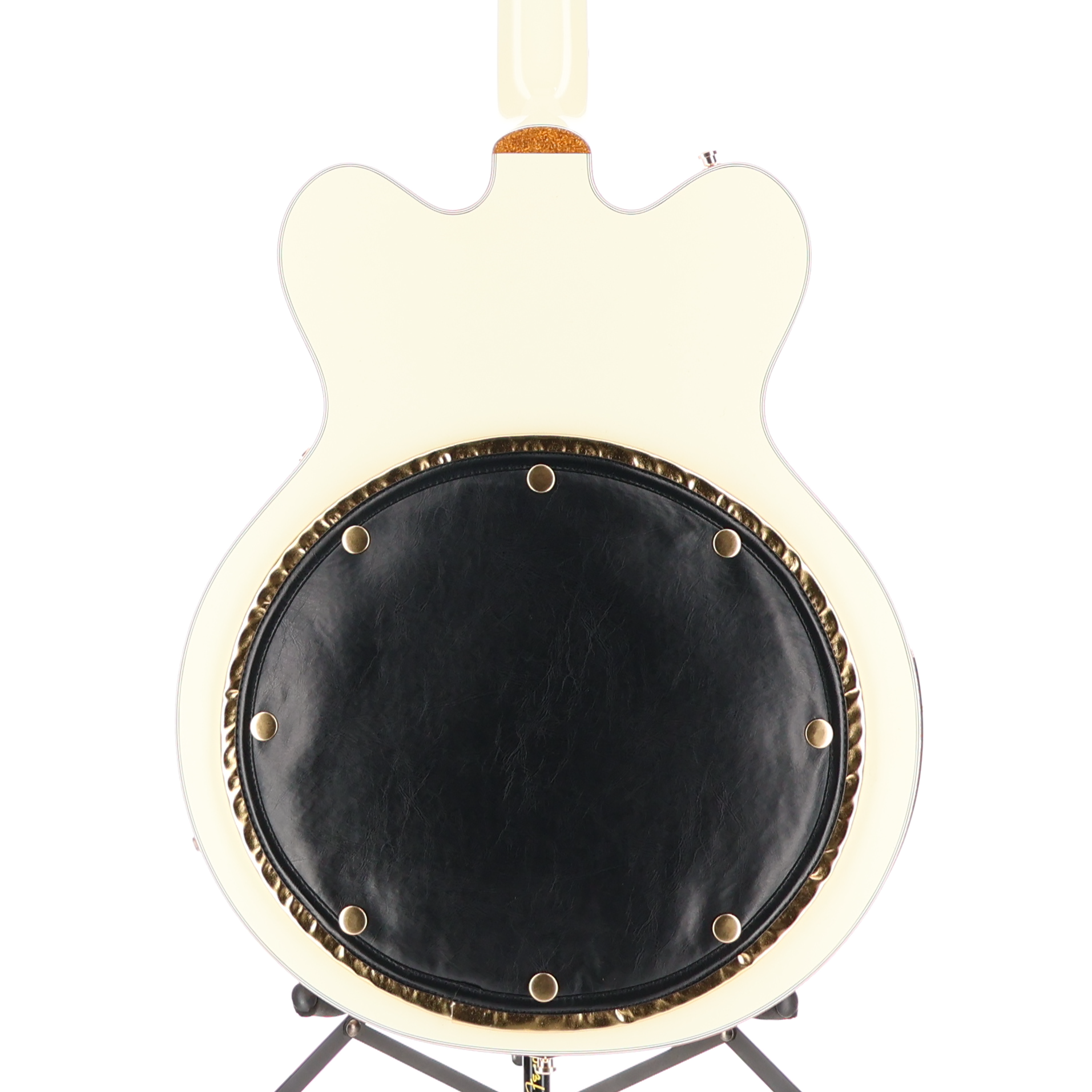 Gretsch G6136B-TP Tom Petersson Signature Falcon 4-String Bass with Cadillac Tailpiece, RumbleTron Pickup, Aged White Lacquer (D9) (03450)