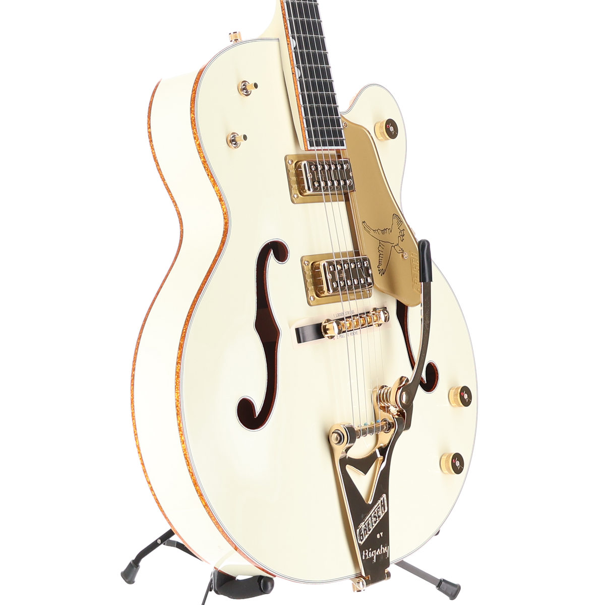 Gretsch G6136T-59 Vintage Select Ed. '59 Falcon Hollow Body Vintage White Lacquer (PW) (30818)
