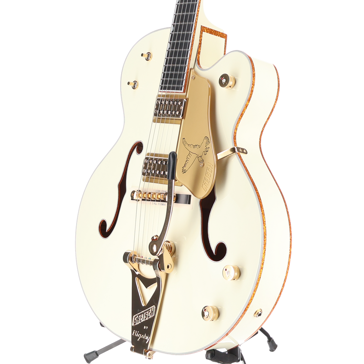 Gretsch G6136T-59 Vintage Select Ed. '59 Falcon Hollow Body Vintage White Lacquer (PW) (30818)