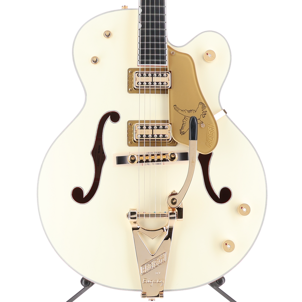 Gretsch G6136T-59 Vintage Select Ed. '59 Falcon Hollow Body Vintage White Lacquer (PW) (30818)
