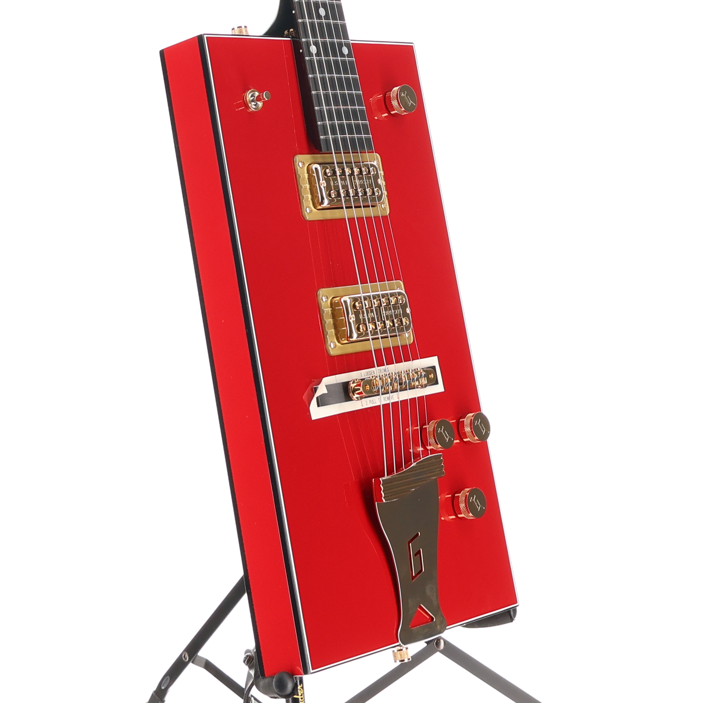 Gretsch G6138 Bo Diddley, "G" Cutout Tailpiece, Ebony Fingerboard, Firebird Red (B2) (13868)