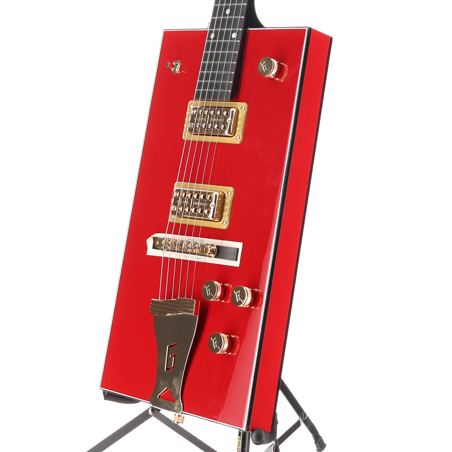 Gretsch G6138 Bo Diddley, "G" Cutout Tailpiece, Ebony Fingerboard, Firebird Red (B2) (13868)