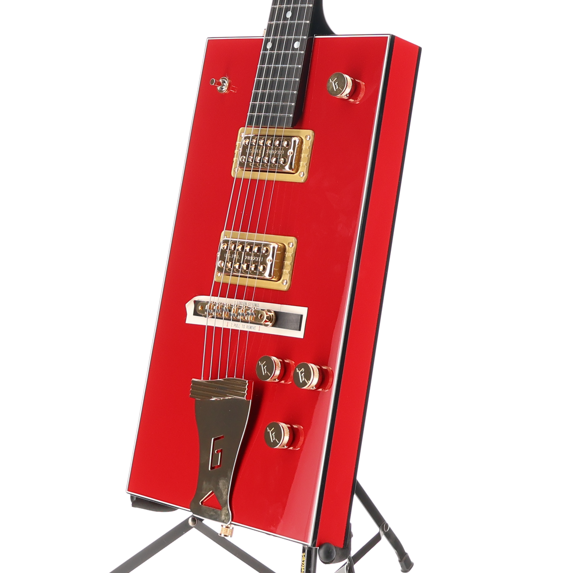 Gretsch G6138 Bo Diddley, "G" Cutout Tailpiece, Ebony Fingerboard, Firebird Red (B2) (13868)