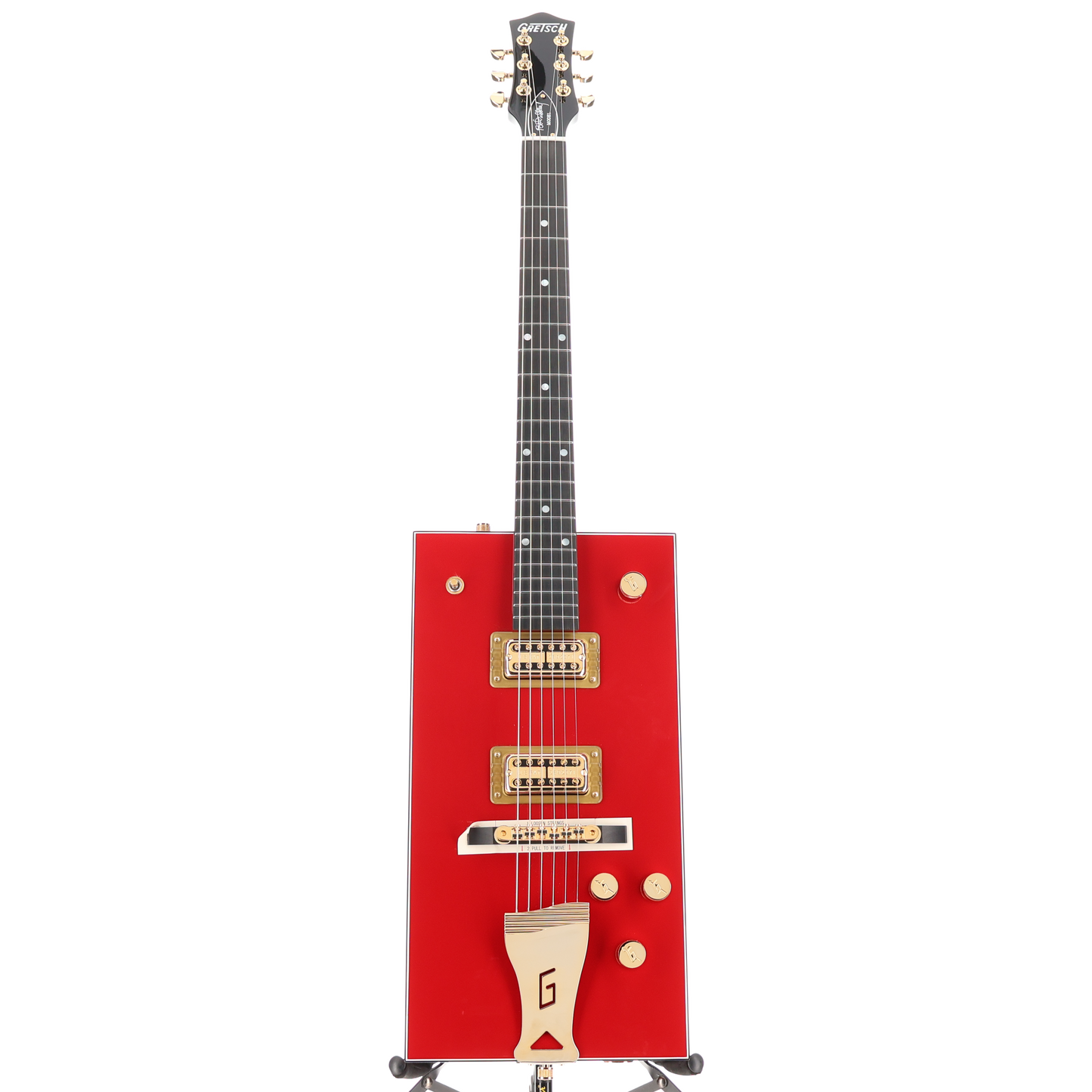 Gretsch G6138 Bo Diddley, "G" Cutout Tailpiece, Ebony Fingerboard, Firebird Red (B2) (13868)