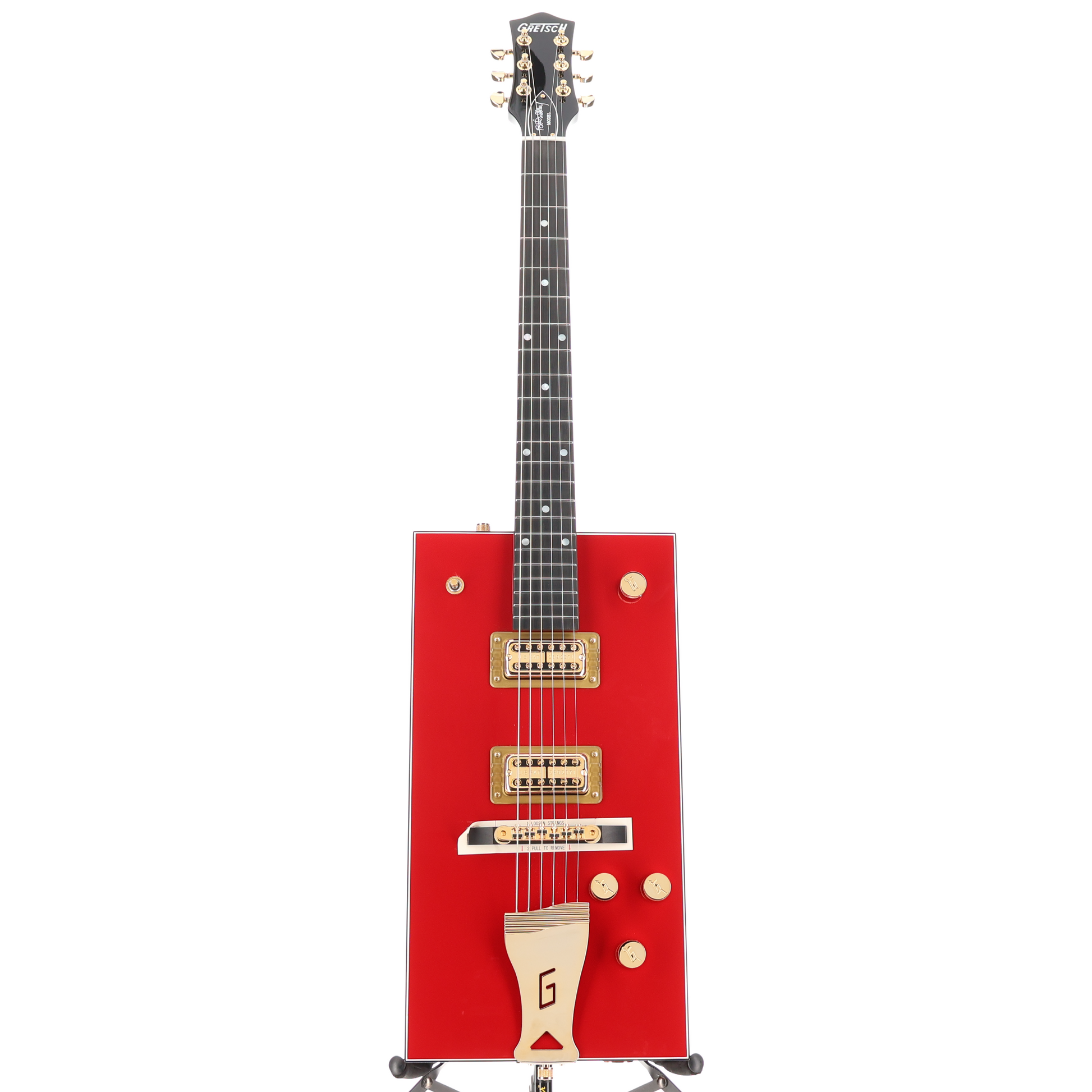 Gretsch G6138 Bo Diddley, "G" Cutout Tailpiece, Ebony Fingerboard, Firebird Red (B2) (13868)