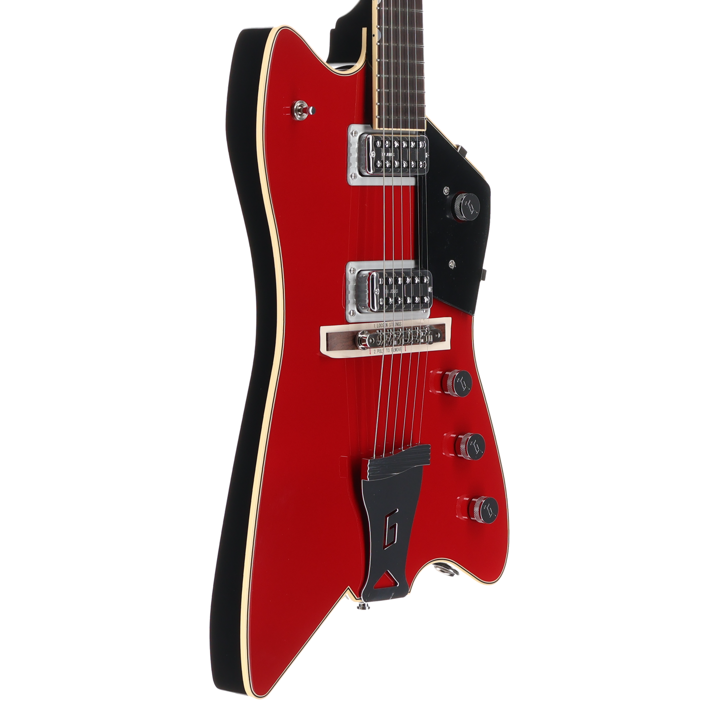 Gretsch G6199 Billy-Bo "G" Cutout Tailpiece TV Jones Rosewood Fingerboard Firebird Red (RC2) (10193)