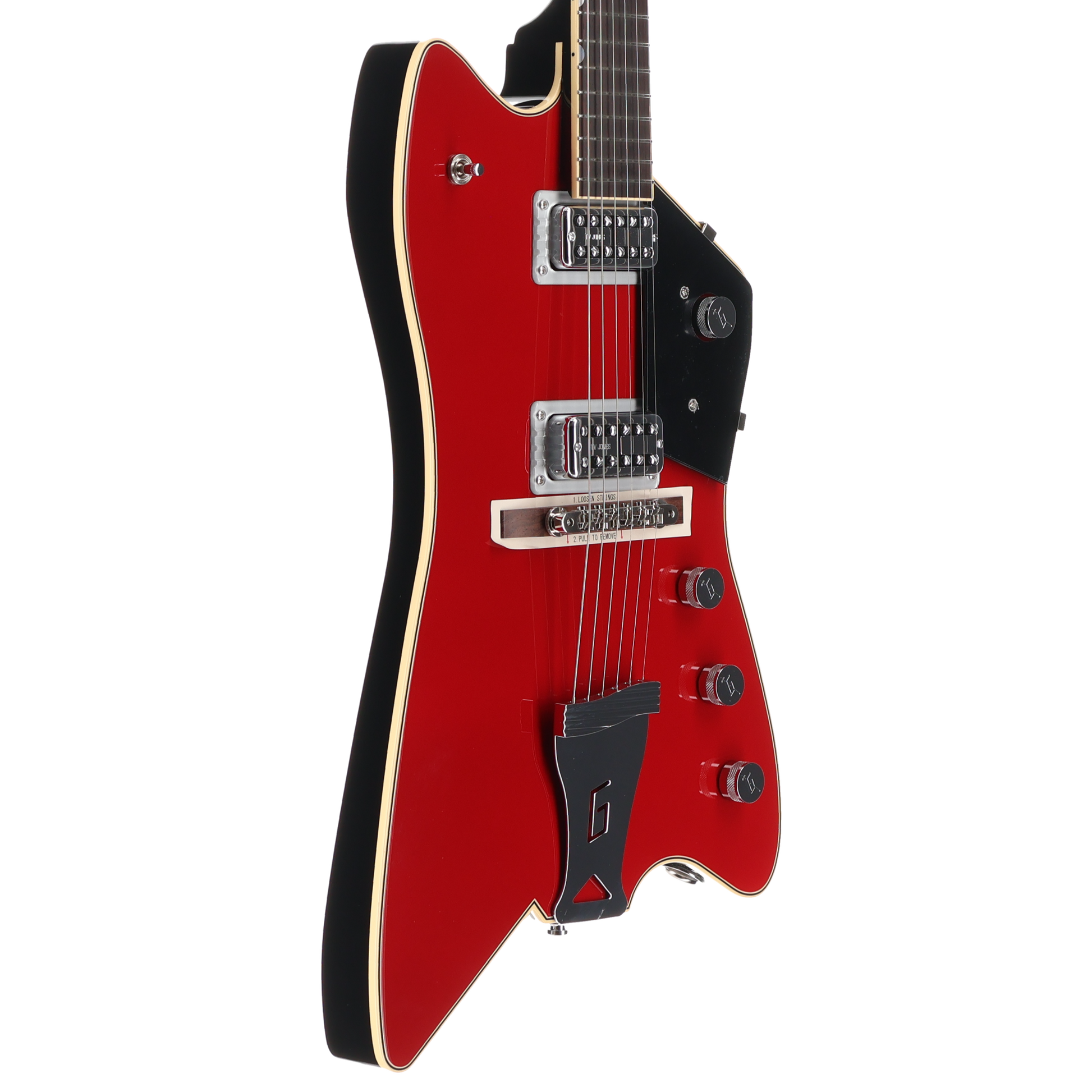 Gretsch G6199 Billy-Bo "G" Cutout Tailpiece TV Jones Rosewood Fingerboard Firebird Red (RC2) (10193)