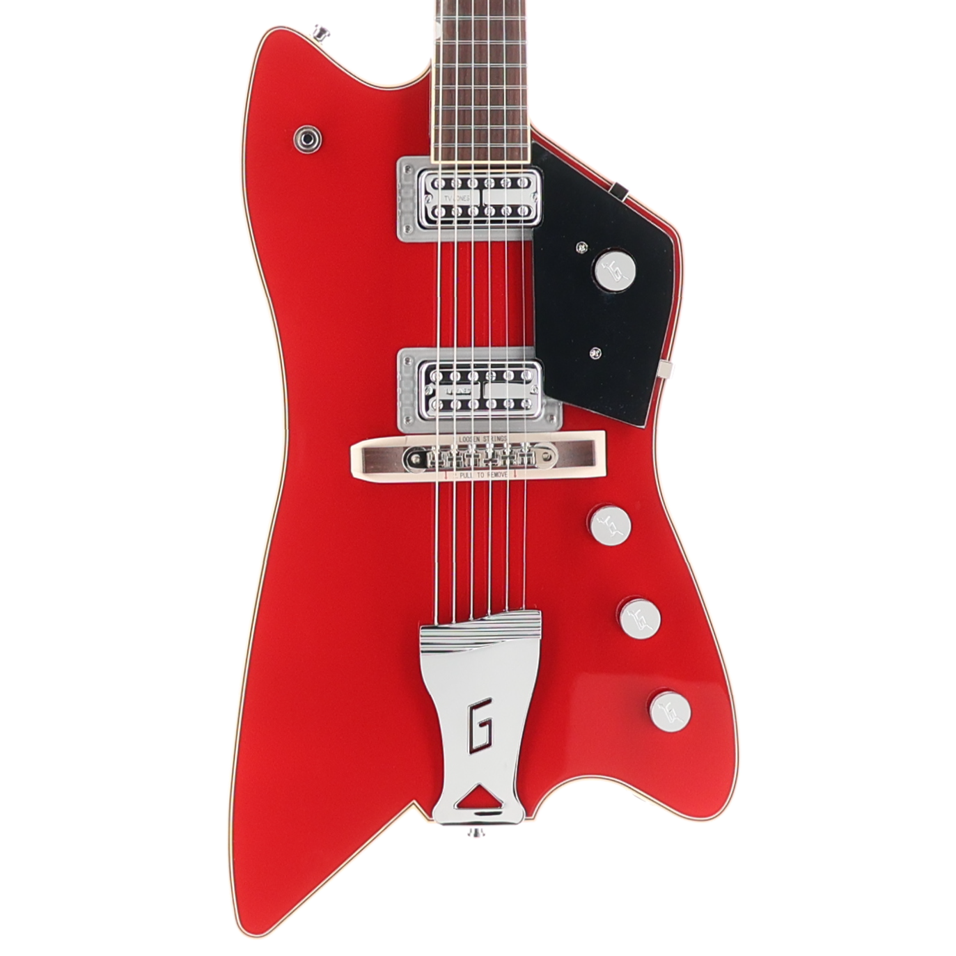 Gretsch G6199 Billy-Bo "G" Cutout Tailpiece TV Jones Rosewood Fingerboard Firebird Red (RC2) (10193)